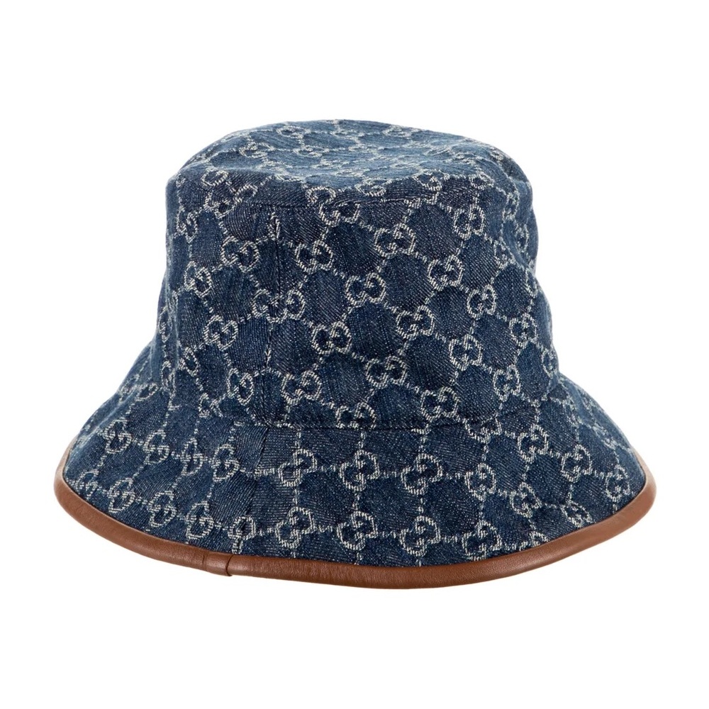 GG canvas bucket hat. Style: 576371 4HAC3 4264
Size: S - Picture 3 of 4